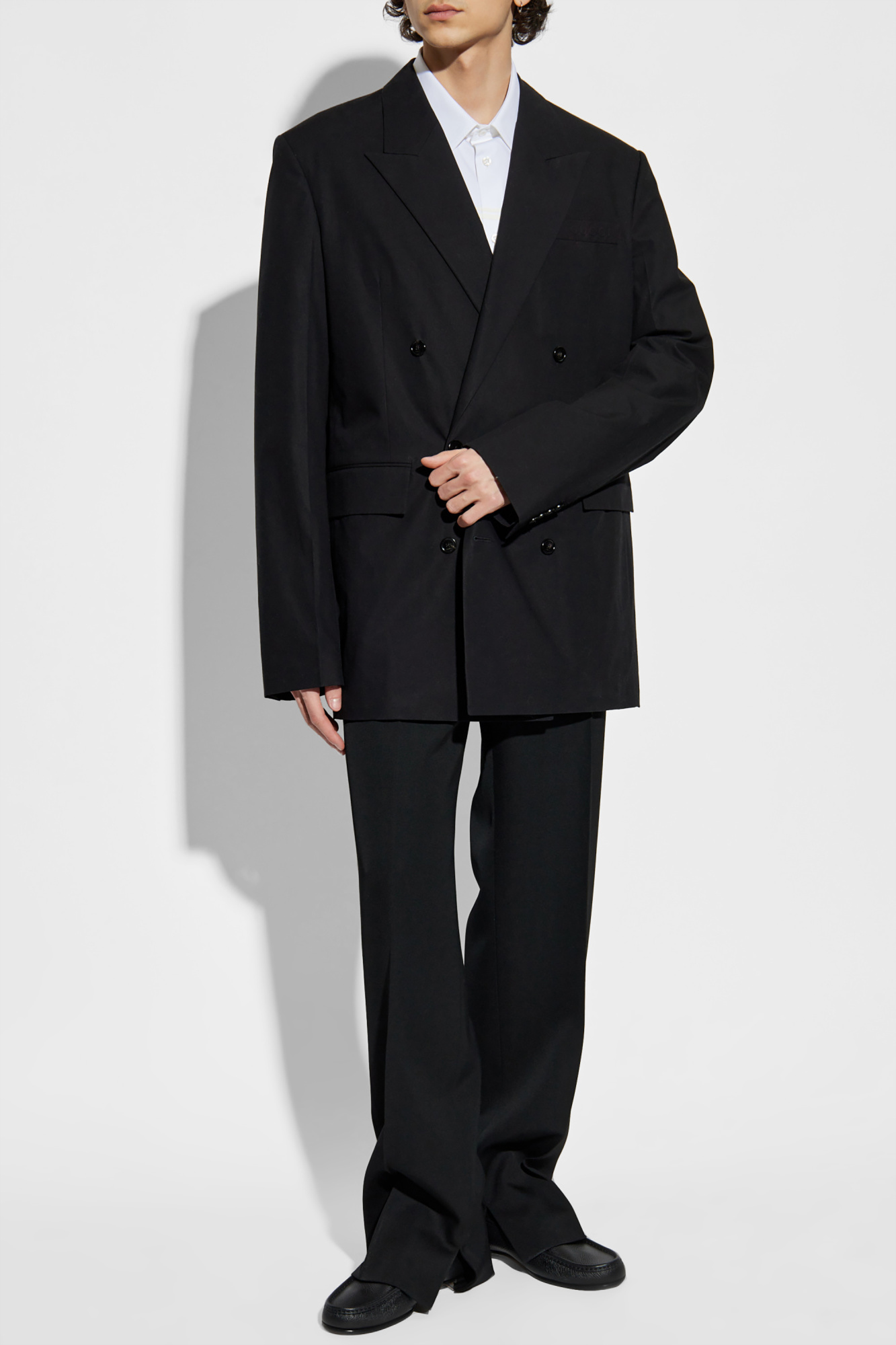 スーツ（メンズ） GUCCI Double-breasted dress Gucci - Double-breasted wool-cashmere blazer Gucci